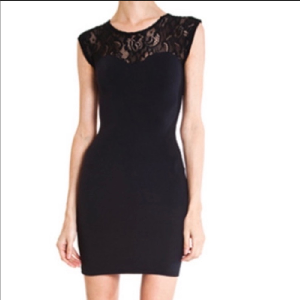David Lerner dress with lace